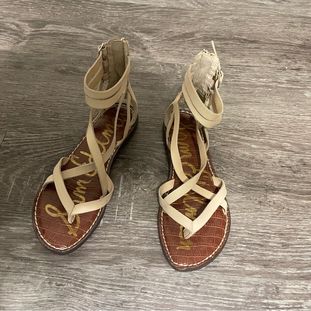 Women| Sam Edelman Womens Gallagher Split Toe Casual Ankle Strap - Picture 4 of 5